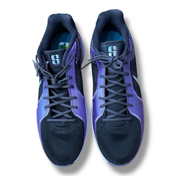 NEW Nike Sabrina 2 Court Vision Purple Basketball Shoes Women’s Sz 19.5 Men’s 18 - Picture 3 of 11